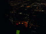 Over Los Angeles at night!