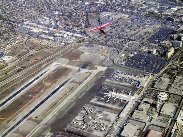 Another shot over LAX